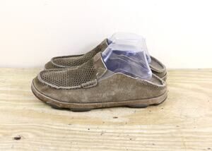 Olukai Mens 9 Brown Suede Leather Moloa Kohana Slipper Slip On Shoes